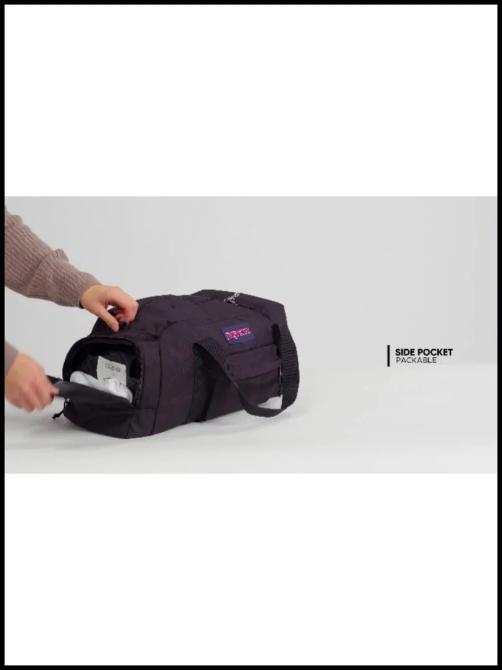 Travel Duffel Bag with Shoulder Strap 40L Polyester Weekender